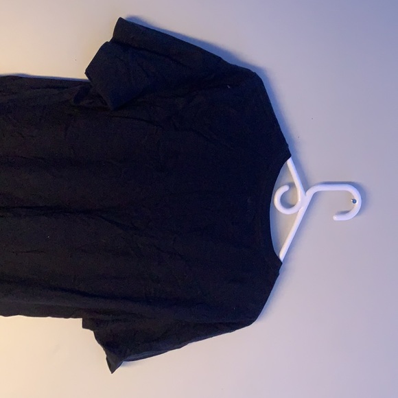 Women’s Plain Black Short Sleeve T-shirt - Picture 2 of 2